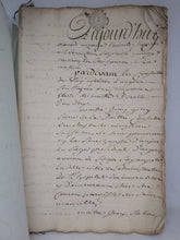 Load image into Gallery viewer, A French Contract of Sale for A. Deville, April 3rd 1775