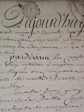 Load image into Gallery viewer, A French Contract of Sale for A. Deville, April 3rd 1775