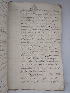 A French Contract of Sale for A. Deville, April 3rd 1775
