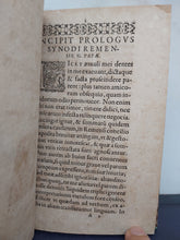 Load image into Gallery viewer, Synodus ecclesiae Gallicanae habita Durocortori, sub Hugone et Roberto Francorum regibus : cum apologia eiusdem synodi, 1600