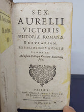 Load image into Gallery viewer, Sex. Aurelii Victoris Historiae Romanae Breviarium, 1692