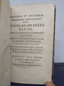 Theophili Hogersii Poemata Juvenilia, 1672