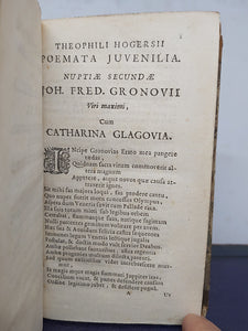 Theophili Hogersii Poemata Juvenilia, 1672