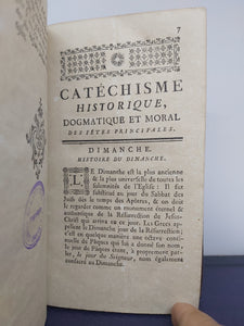 Catechisme historique, dogmatique et moral des fetes principals, 1775