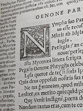 Load image into Gallery viewer, P. Ovidii Nasonis Heroides cum explanationibus Ubertini Crescent. et Iani Parrhasii, 1560
