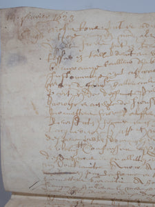 Vellum Manuscript, February 14 1623