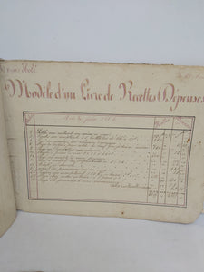 Bookkeeping manuscript for Francois Hobe, May 14 1861