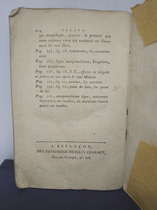 Instructions familieres en forme de catechisme sur les preuves de la religion, 1778