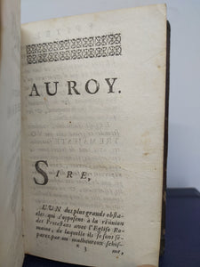Traite historique de l'etablissement et des prerogatives de l'eglise de Rome et de ses evesques, 1685