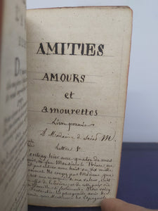 Amitiez, amours, et amourettes, 1664