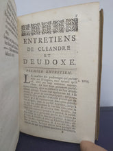 Load image into Gallery viewer, Reponse aux Lettres provinciales de L. de Montalte, ou Entretiens de Cleandre et d&#39;Eudoxe, 1696