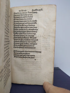 Le Rommant de la Rose Nouvellement Reveu et Corrige Oultre les Precedentes Impressions, 1538