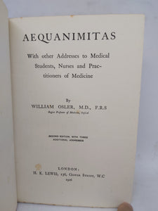 Aequanimitas, 1906
