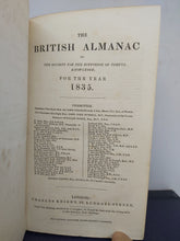 Load image into Gallery viewer, The British almanac of the Society for the Diffusion of Useful Knowledge for the year 1835, 1835