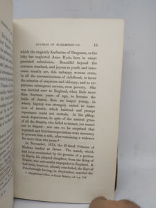 Memoirs of Sarah, Duchess of Marlborough, and of the court of Queen Anne, 1839