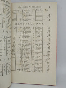 An index to the Sermons, published since the Restoration. Pointing out the texts in the order they be in the Bible, shewing the occasion on which they were preached and directing to the volume and page where they occur, 1734