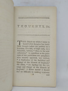 Considerations on the expediency of revising the liturgy and Articles of the Church of England: in which notice is taken of the objections to that measure, urged in two late pamphlets, 1790