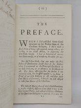 Load image into Gallery viewer, Some considerations relating to the present state of the Christian religion ... in answer to the objections made against it in a late vindication of the Bishop of Lichfield and Coventry, Part III, 1734