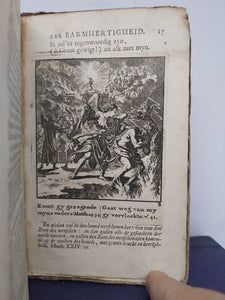 Zedelyke en stichtelyke gezangen, van Jan Luiken. En den lof en oordeel van de werken der barmhertigheid. Alles met konstige figuuren versiert, 1734