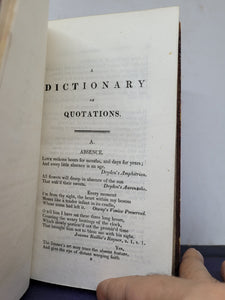 A Dictionary of Quotations from the British Poets, 1824
