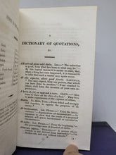 Load image into Gallery viewer, A Dictionary of Quotations from the British Poets, 1824