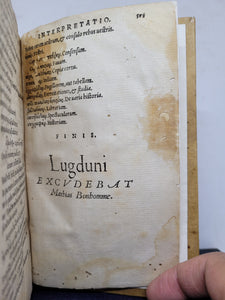 Auli Gellii Noctium Atticarum, Opus, qua fieri potuit recognitione, ad optima exemplaria nouissime bona fide redditum, 1539