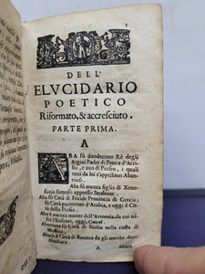 Elucidario poetico raccolto gia da Hermanno Torrentino, 1656