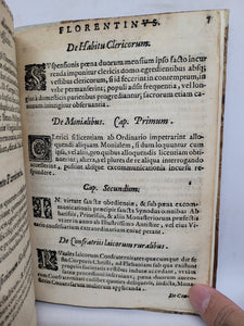 Decreta Synodi Dioecesanae Florentinae. Habitae in Metropolitana Ecclesia die XVII Mensis Maij MDCXXIII, 1623