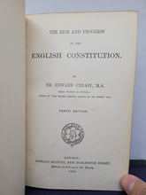 Load image into Gallery viewer, The Rise and Progress of the English Constitution, 1868
