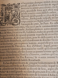 Les Chroniques et Annales de France des l'origine des Francoys, et Leur Venue es Gaules, 1573