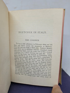 Sketches in Italy, 1883