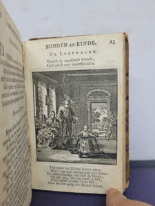 Zedelyke en Stichtelyke Gezangen, van Jan Luiken; Bound with Des Menschen Begin, Midden en Einde, 1734/1754