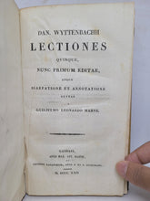Load image into Gallery viewer, Dan. Wyttenbachii Lectiones Quinque, 1824