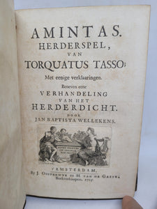Amintas. Herderspel van Torquatus Tasso, 1715