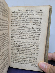 Benedicti Carpzovii IC. Definitionum Forensium Ad Constitution, 1664
