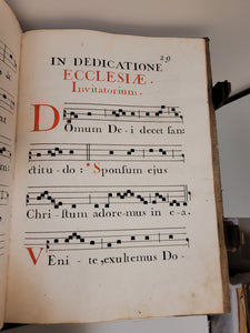 Invitatoriale, cum appendice pro feria IV cinerum, die jovis sancto, et parasceves, 1745