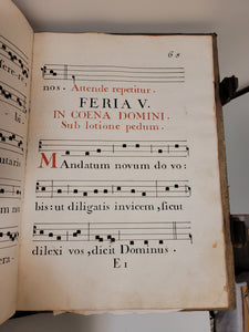 Invitatoriale, cum appendice pro feria IV cinerum, die jovis sancto, et parasceves, 1745