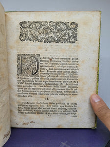 De Dissensu Emendatae Temporum Formae Statuum Germaniae Protestantium, 1723?