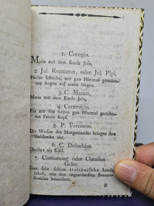 Verzeichniss einer auserlesenen Sammlung vorzuglicher Original-Oel-Gemalde, 1800(?)