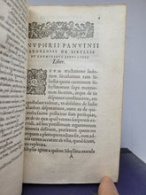 Load image into Gallery viewer, Sibyllina Oracula. Ex vett. codd. aucta, renovata, et notis illustrata a D. Johanne Opsopoeo Brettano. Cum interpretatione Latina Sebastiani Castalionis et Indice, 1599