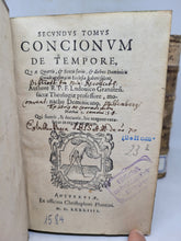 Load image into Gallery viewer, Concionum de Tempore, 1577-1593. Volumes 1-4