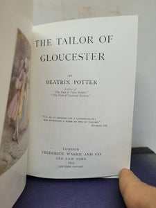 The Tailor of Gloucester, 1903