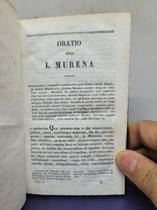 Selecta Marci Tullii Ciceronis Omnia Opera, 1832-35. Par Prima, Tertia, Quarta