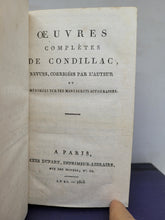 Load image into Gallery viewer, Oeuvres Completes De Condillac, 1803. La Grammaire