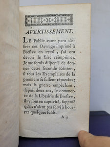 Le Veritable Mentor, Ou l'education de la Noblesse, 1761