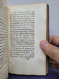 Les Caracteres, 1750
