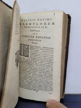 Load image into Gallery viewer, Valerii Maximi Dictorum Factorumque Memorabilium Libri IX, 1690
