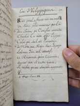 Load image into Gallery viewer, Les Philippiques, 1755. Manuscript Edition