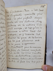 Observation des Regles. Religious Manuscript, 18th Century