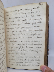 Observation des Regles. Religious Manuscript, 18th Century